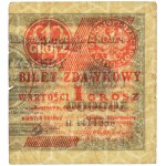 1 cent 1924 - H - pravá polovica