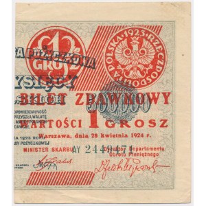 1 Pfennig 1924 - AY - rechte Hälfte