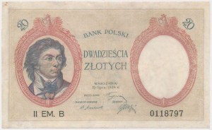 20 złotych 1924 - II EM. B