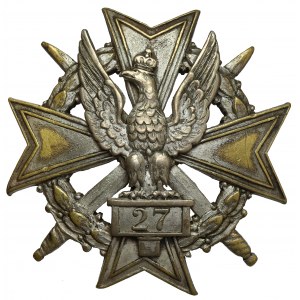 Odznaka, 27 Pułk Piechoty
