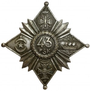 Badge, 43rd Rifle Regiment of the Bayonne Legion