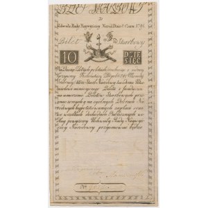 10 złotych 1794 - D - numer 4-cyfrowy