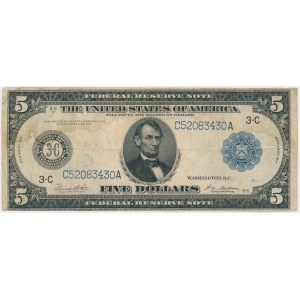 USA, 5 Dollars 1914