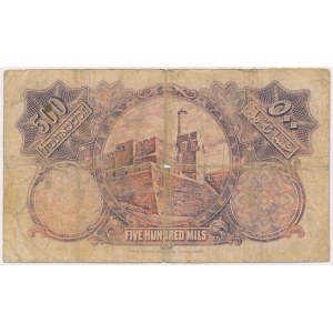 Palestine, 500 Mils 1929