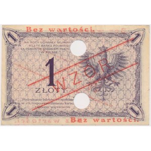 1 Gold 1919 - MODELL - S.36 B - mit Perforation