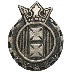 Badge, Gdansk KMSPG - in silver