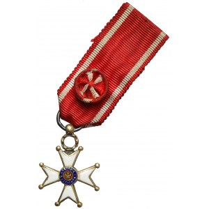 II RP, Order of Polonia Restituta cl.IV - miniature (SILVER) - Stanislaw Owczarski