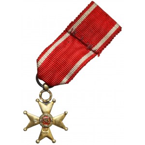 II RP, Order of Polonia Restituta cl.IV - miniature (SILVER) - Stanislaw Owczarski