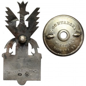 Odznak PESZ - houslový klíč - stříbrný