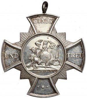Germany, SILVER Medal - Für Treue 25 Jähr Mit Glied Schaft