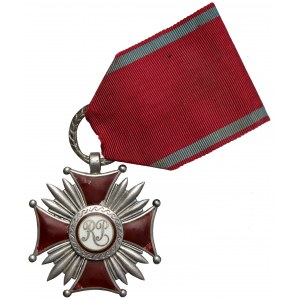 II RP, Silbernes Verdienstkreuz - J. Knedler (SILBER)