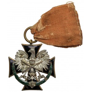 II RP, Commemorative badge, Union of Societies of Insurgents and Warriors on the territory of the District Command of Corps VII [1186].