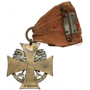 II RP, Commemorative badge, Union of Societies of Insurgents and Warriors on the territory of the District Command of Corps VII [1186].