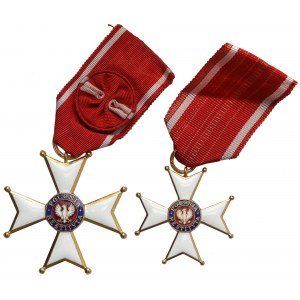 People's Republic of Poland, Order of Polonia Restituta cl.IV and V, set (2pcs)