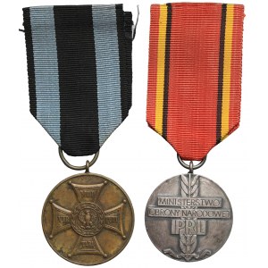 Poľská ľudová republika, sada medailí (2 ks)