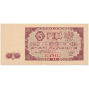 5 złotych 1948 - BG