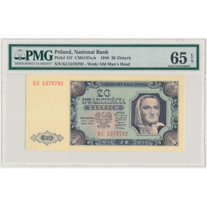 20 zloty 1948 - KC