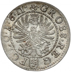 Zygmunt III Waza, Grosz Kraków 1611 - piękny