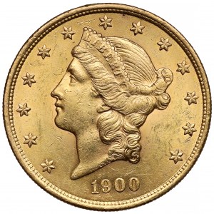 USA, 20 1900 USD