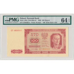 100 złotych 1948 - ET