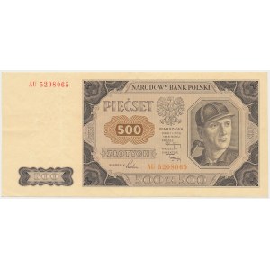 500 złotych 1948 - AU