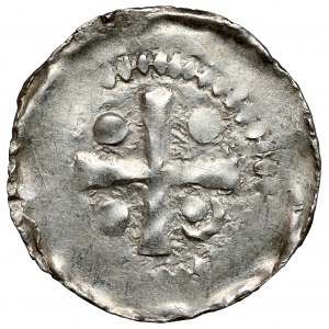 CNP II cross denarius - with shrine - imitation