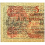 5 groszy 1924 - lewa połowa