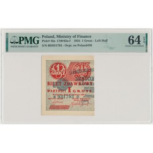 1 Pfennig 1924 - BD❉ - linke Hälfte