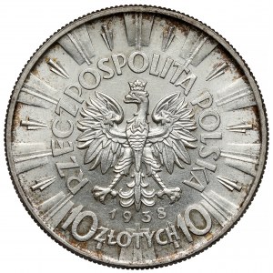 Piłsudski 10 zlotých 1938