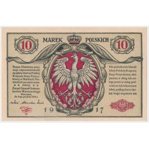10 mkp 1916 Generał ...biletów - wczesna numeracja A 2227.... RZADKOŚĆ