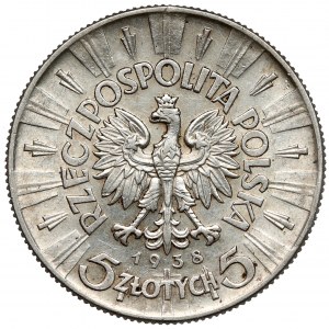 Piłsudski 5 złotych 1938