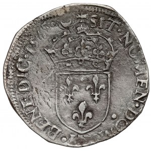 Henrich z Valois, Teston 1575, Limoges - vzácne