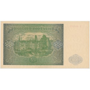 500 zloty 1946 - E