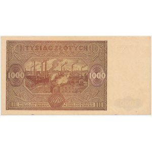 1,000 zloty 1946 - U (Mił.122f)