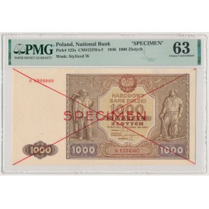 1.000 złotych 1946 - SPECIMEN - B