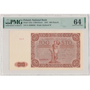 100 złotych 1947 - mała litera