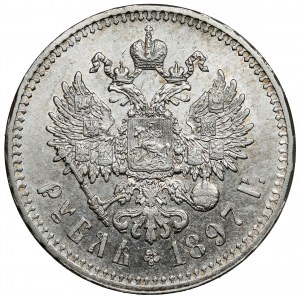 Russia, Nicholas II, Ruble 1897