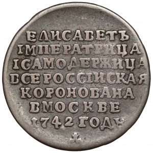 Russland, Elisabeth, Krönungsmünze 1742