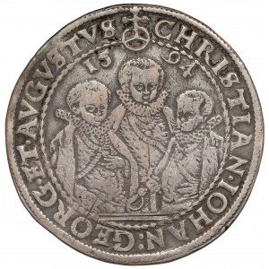 Sachsen, Christian II, Johann Georg und August, Thaler 1594 HB