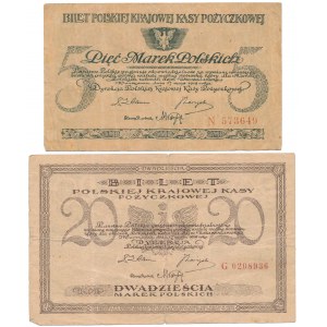 5 a 20 mkp 05.1919 - sada (2ks)