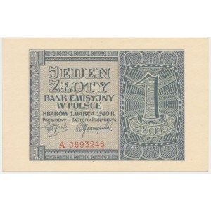 1 złoty 1940 - A