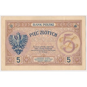 5 złotych 1919 - S.54.B - PIĘKNY