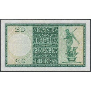 Danzig, 20 Gulden 1937 - K