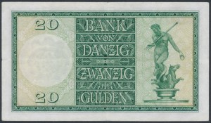 Danzig, 20 guilders 1937 - K