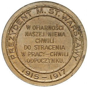 Medaile, kníže Zdzislaw Lubomirski 1917