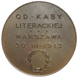 Medal, Ignacy Jan Paderewski FROM THE LITERARY CASH.... Warsaw 1913