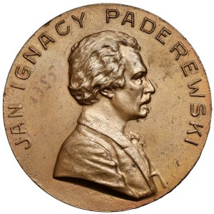 Medal, Ignacy Jan Paderewski ZASŁUŻONEMU OJCZYŹNIE