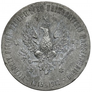 Medaille, Józef Brudziński - Universität Warschau 1917