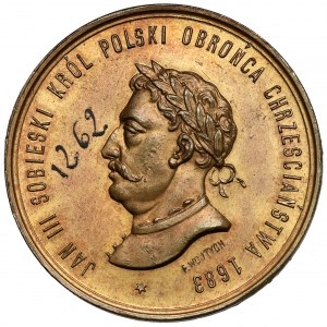 Medal, 200th anniversary of the Battle of Vienna - brass, F. WOJTYCH