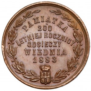 Medal, 200th Anniversary of the Siege of Vienna - GŁOWACKI, beautiful condition